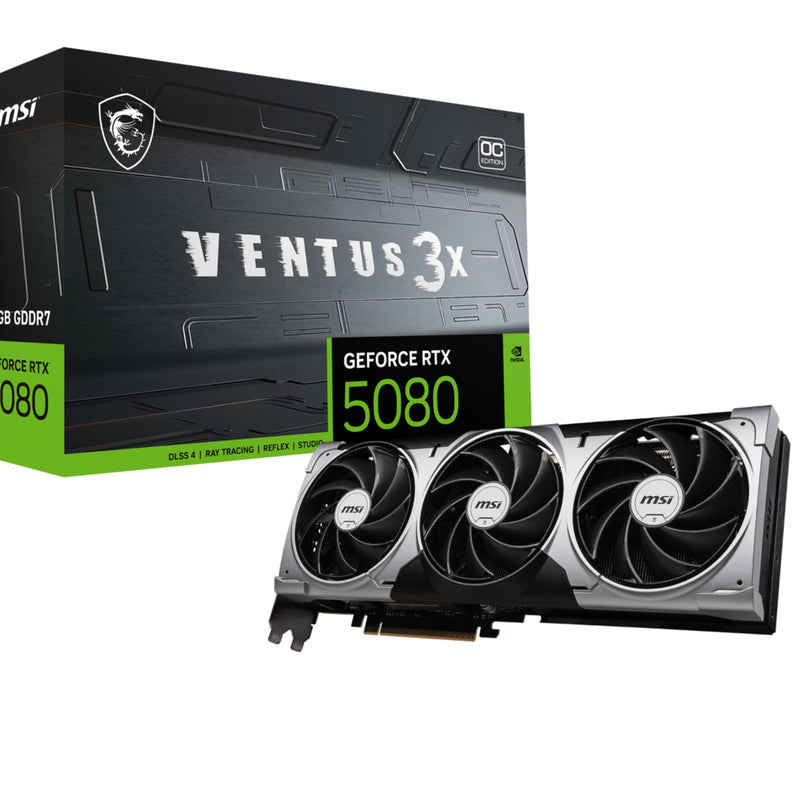 VGA MSI GeForce® RTX 5080 16GB VENTUS 3X OC
