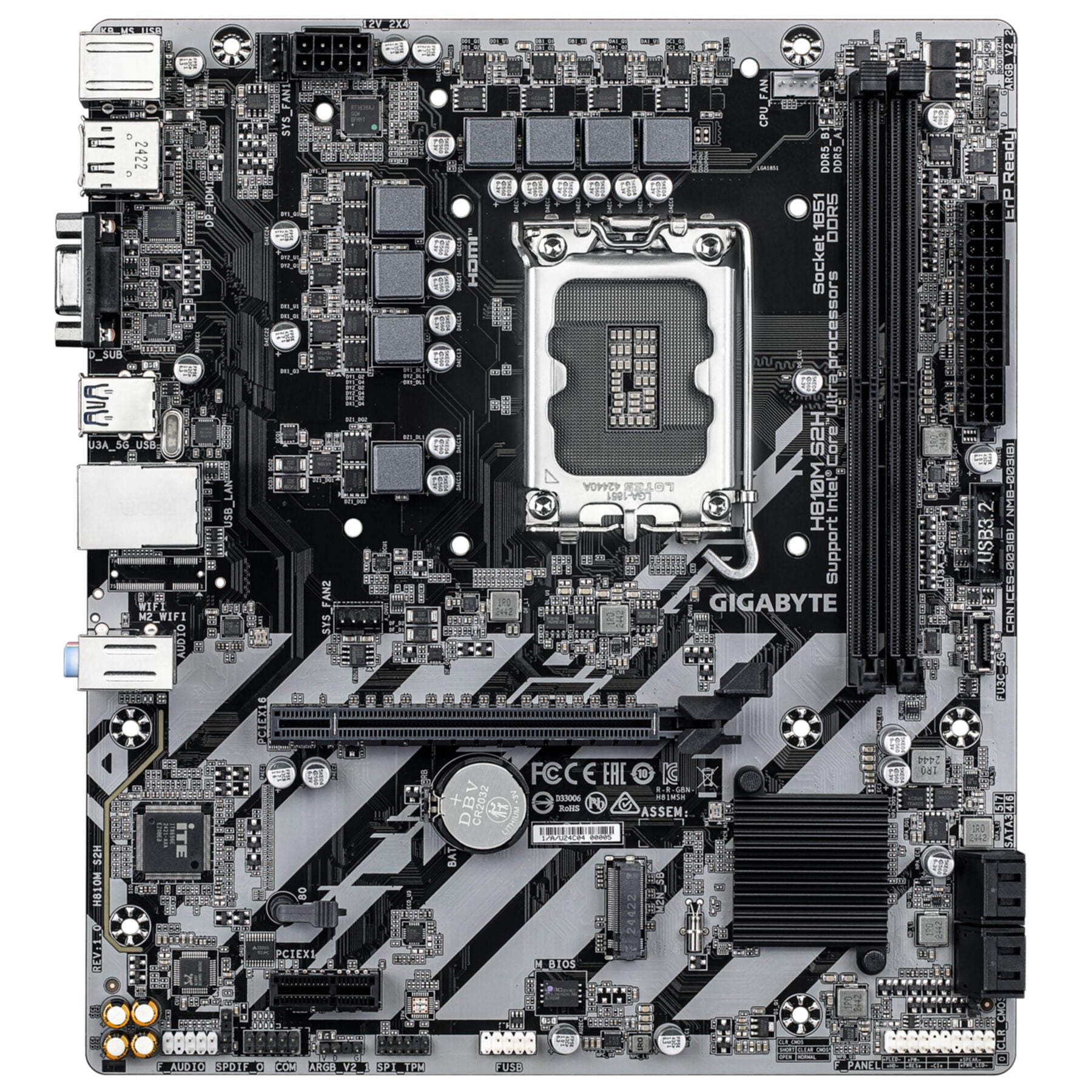 Gigabyte GA-H810M S2H (1851) (D)