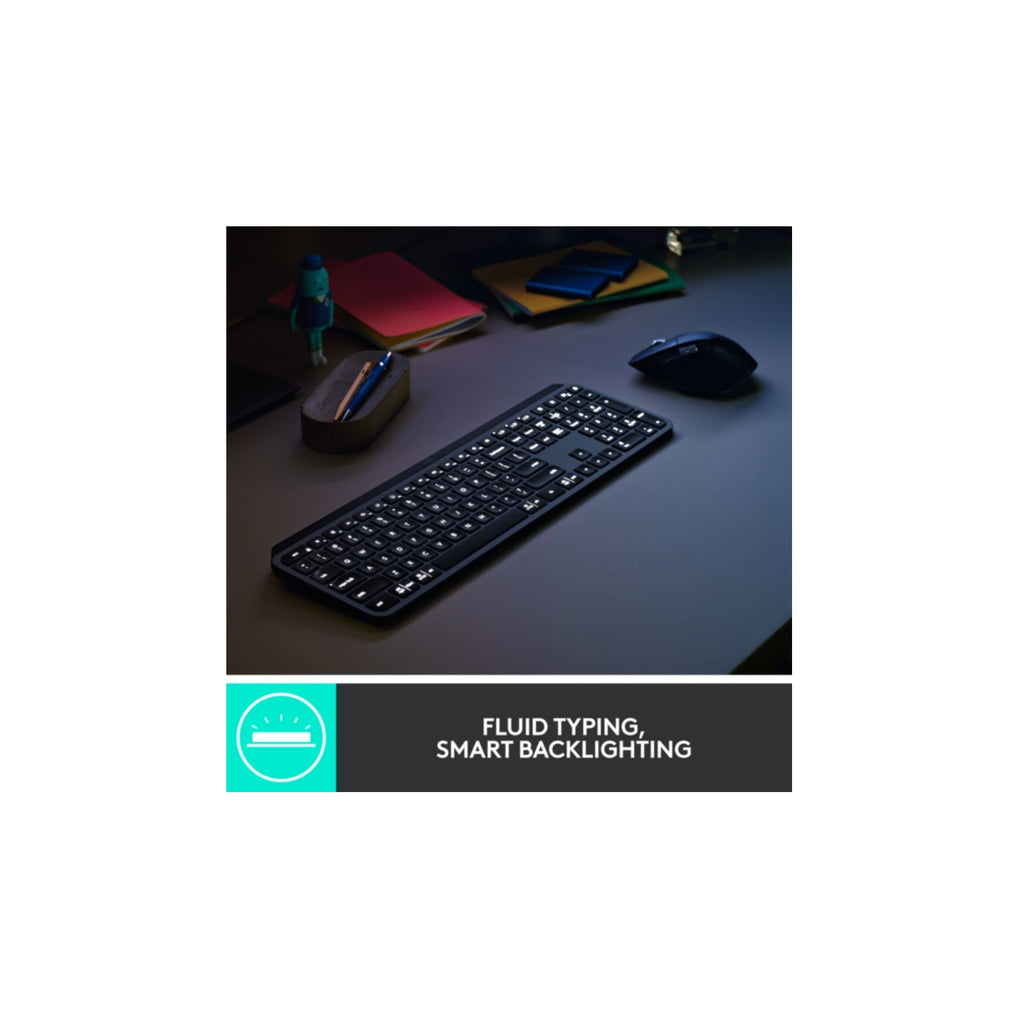 B-Keyboard & Mouse Logitech Wireless Combo MX Keys for Business Gen 2 Graphite (US) (920-010933)