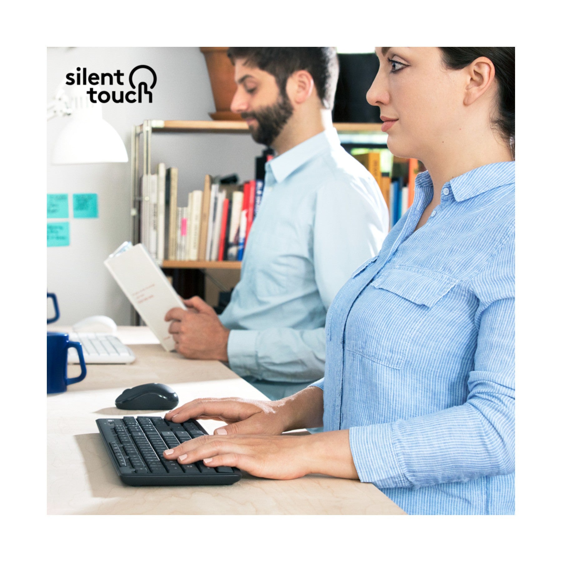 B-Keyboard & Mouse Logitech Wireless Combo MK295 Graphite (US) (920-009800)