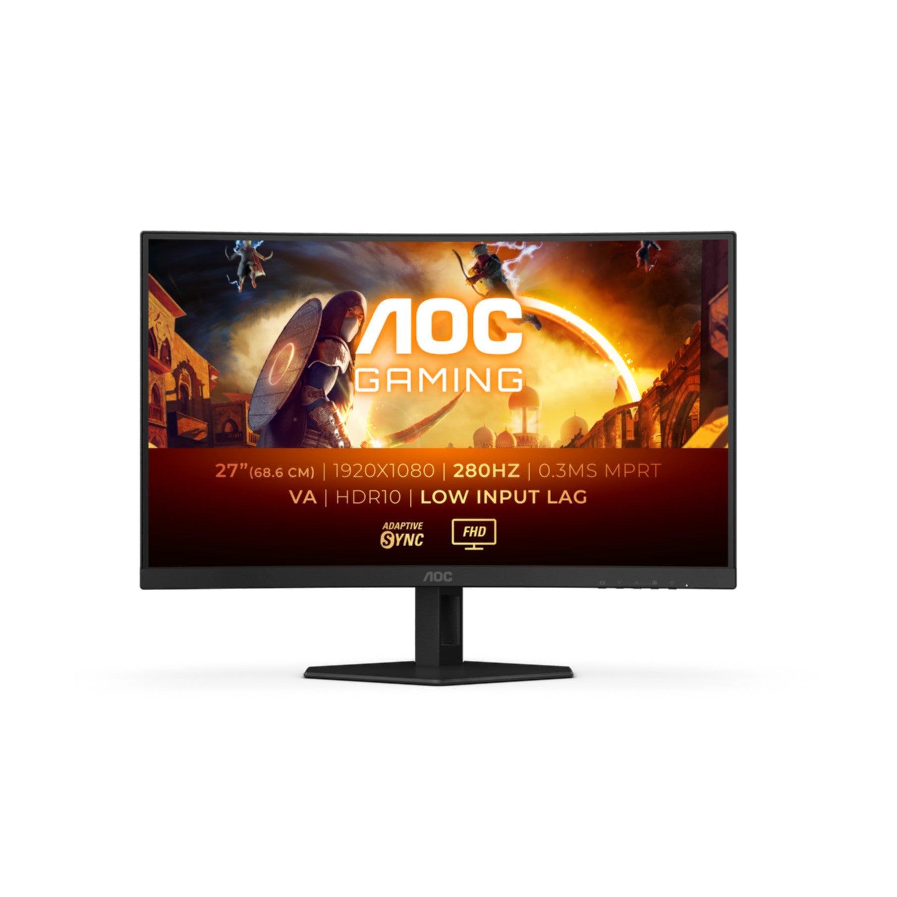 TFT AOC Gaming C27G4ZXE 68,6 cm (27)2xHDMI,DisplayPort 280Hz curved