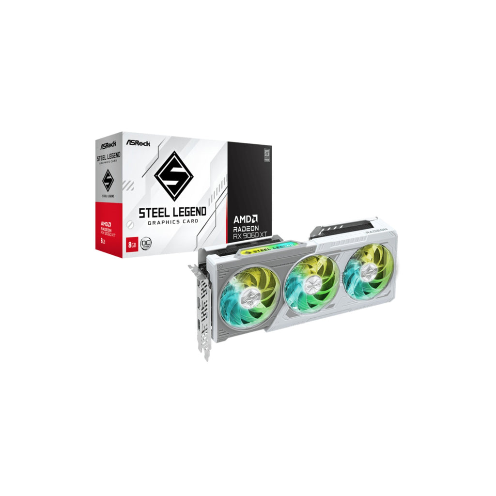 VGA ASRock Radeon RX 9060 XT 8GB Steel Legend OC