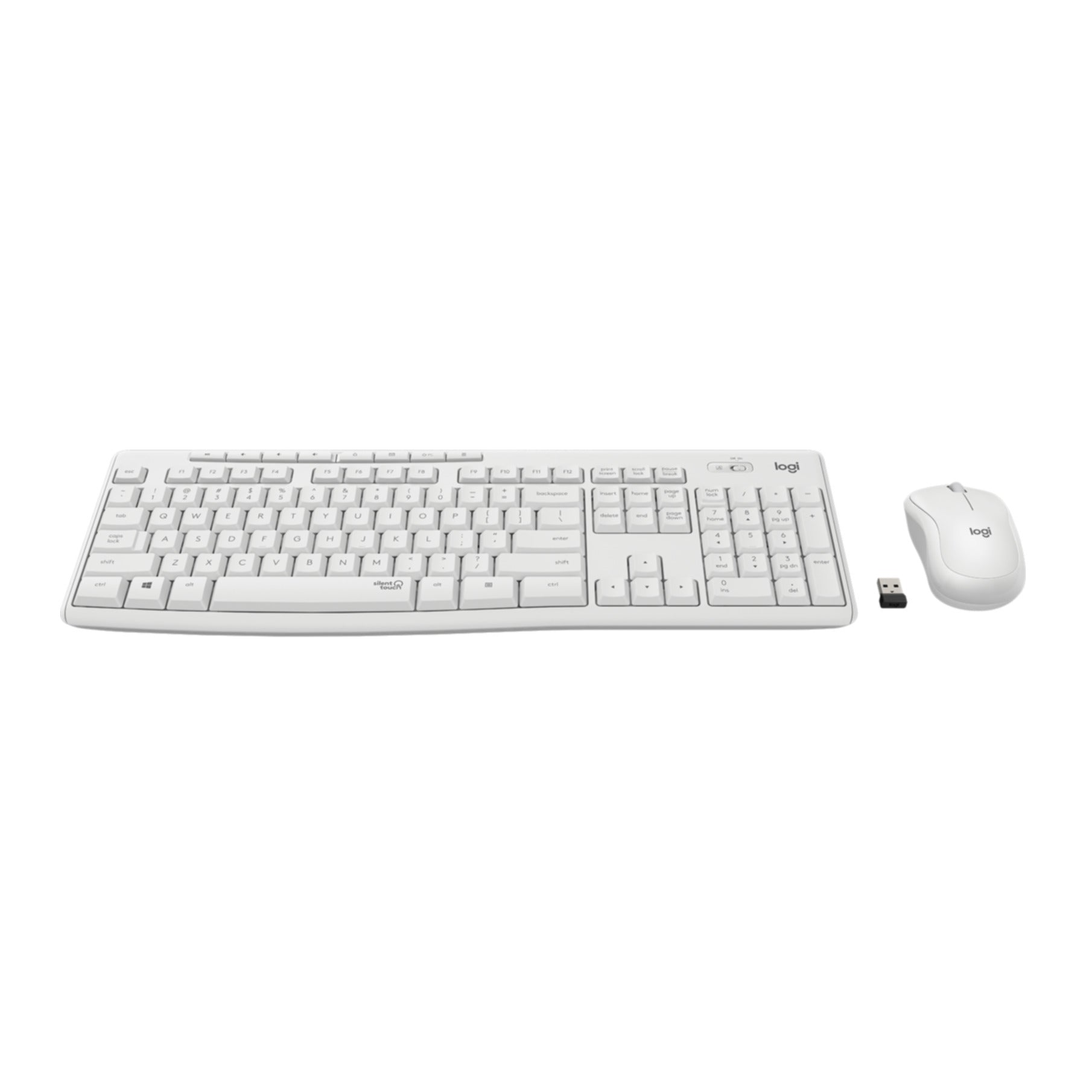 B-Keyboard & Mouse Logitech Wireless Combo MK295 white (DE) (920-009819)