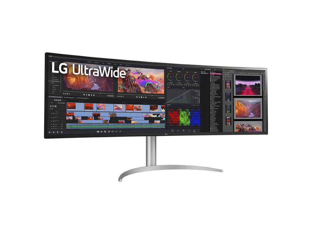 TFT LG UltraWide 49WQ95C-W 124.46 cm (49) LED,2xHDMI,DisplayPort,USB-C,SP, Curved