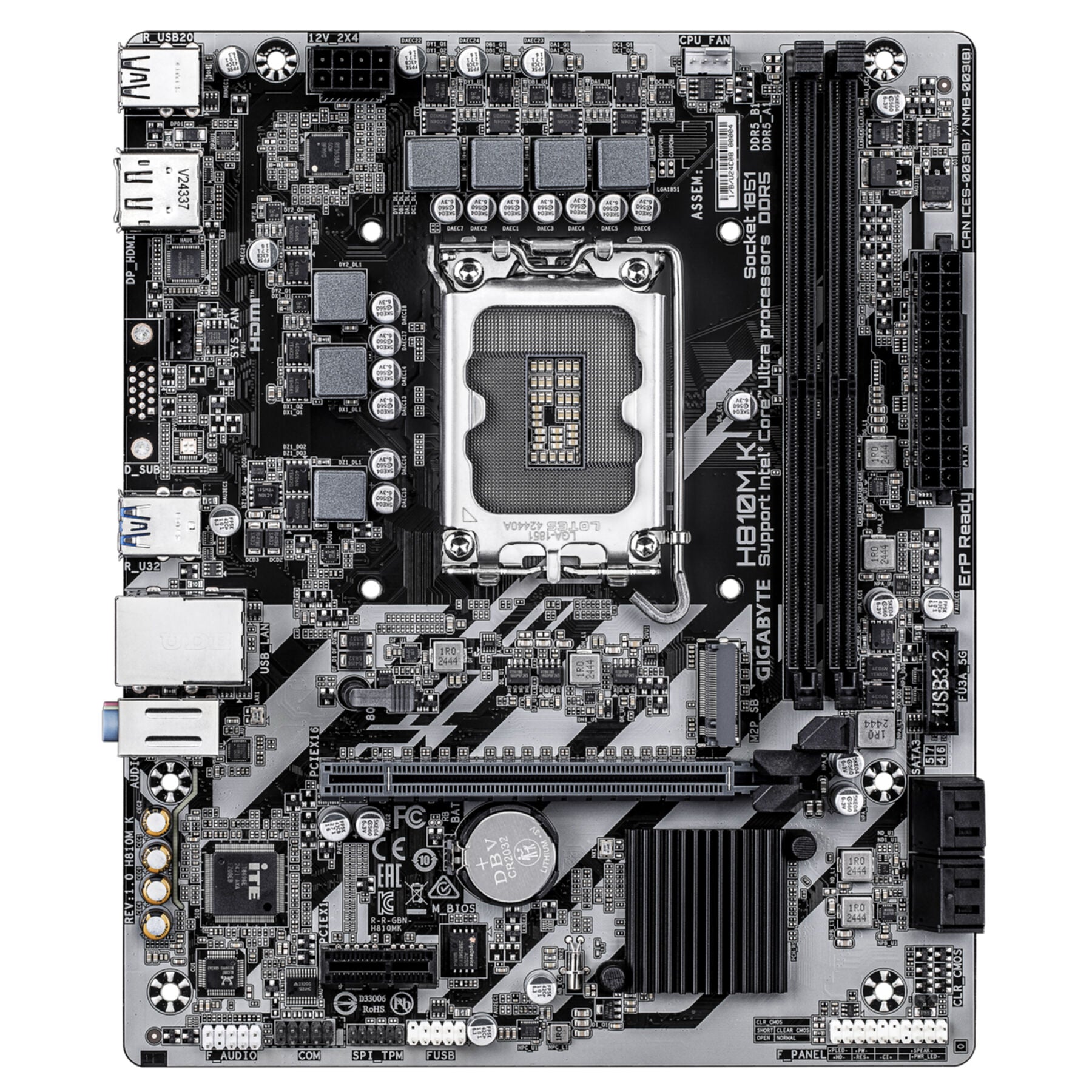 Gigabyte GA-H810M K (1851) (D)