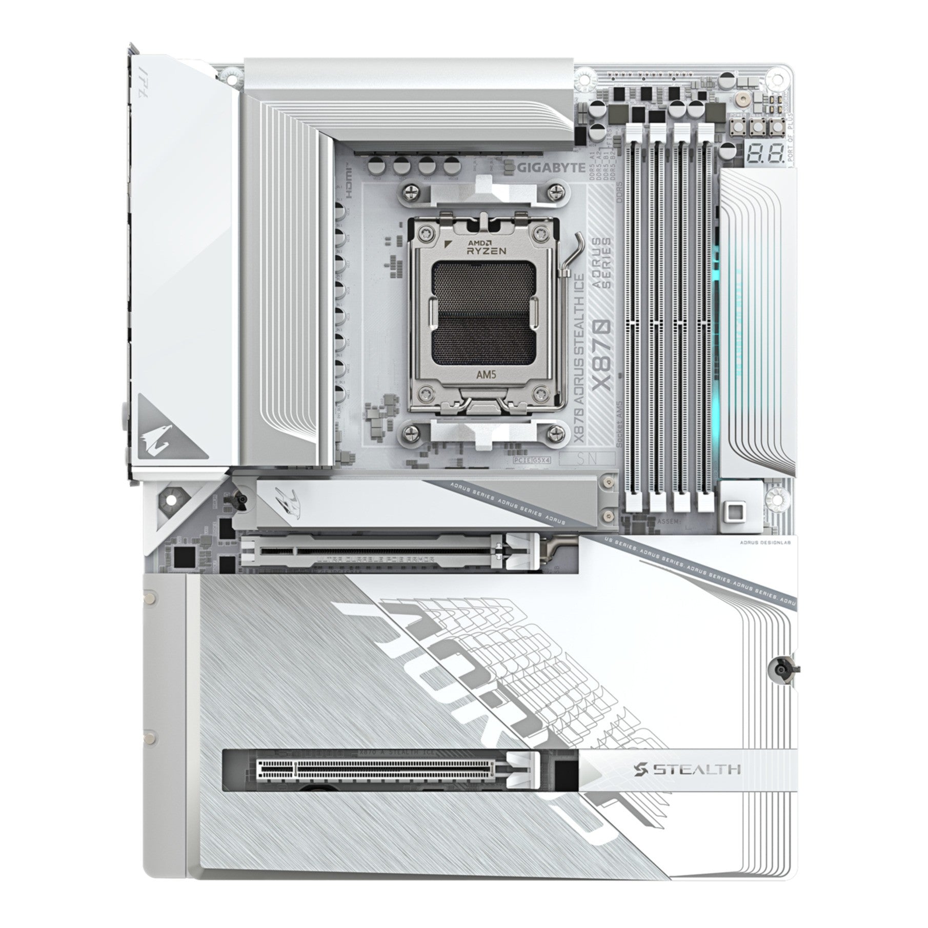 Gigabyte GA-X870 A STEALTH ICE (AM5) (D)