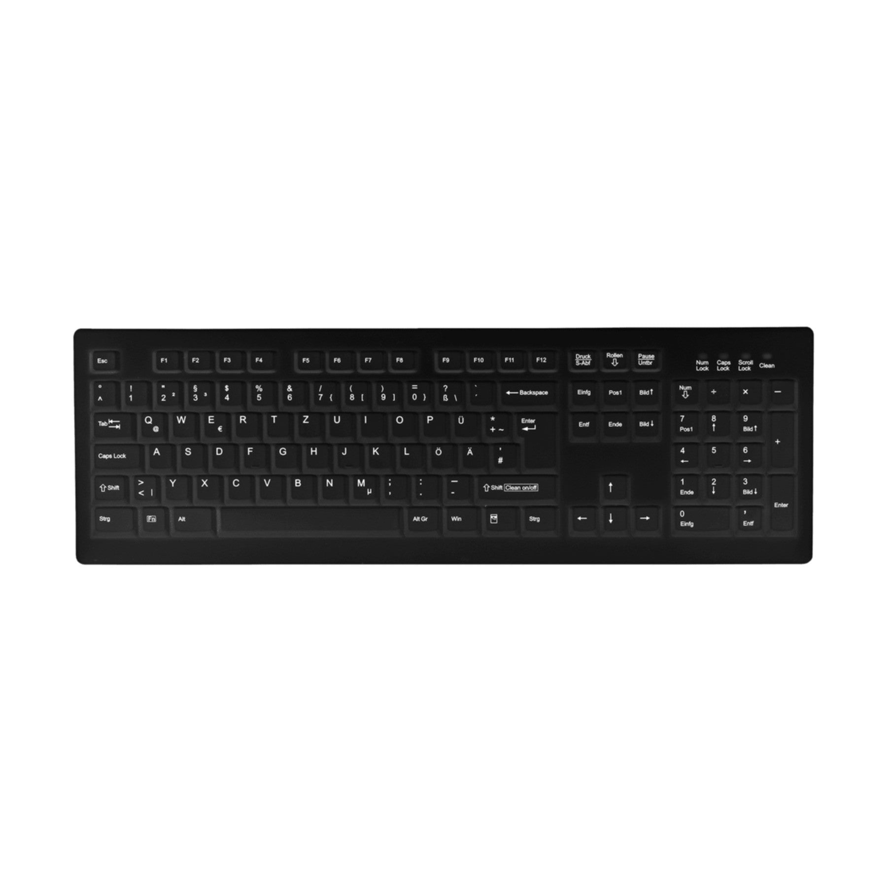 Keyboard Cherry Medical Active Key AK-C8100 wireless black (DE) (AK-C8100F-FU1-B/GE)