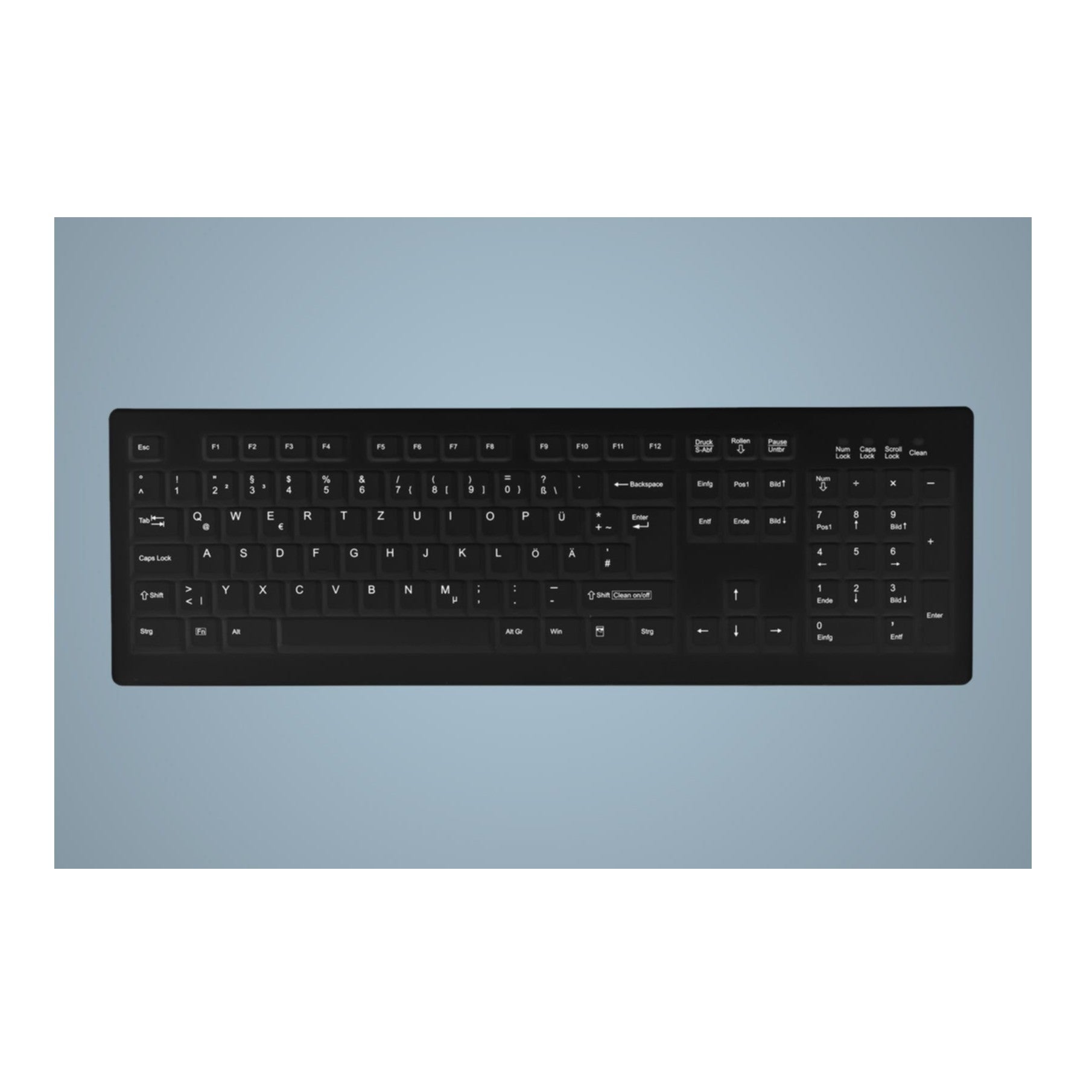 Keyboard Cherry Medical Active Key AK-C8100 wireless black (DE) (AK-C8100F-FU1-B/GE)