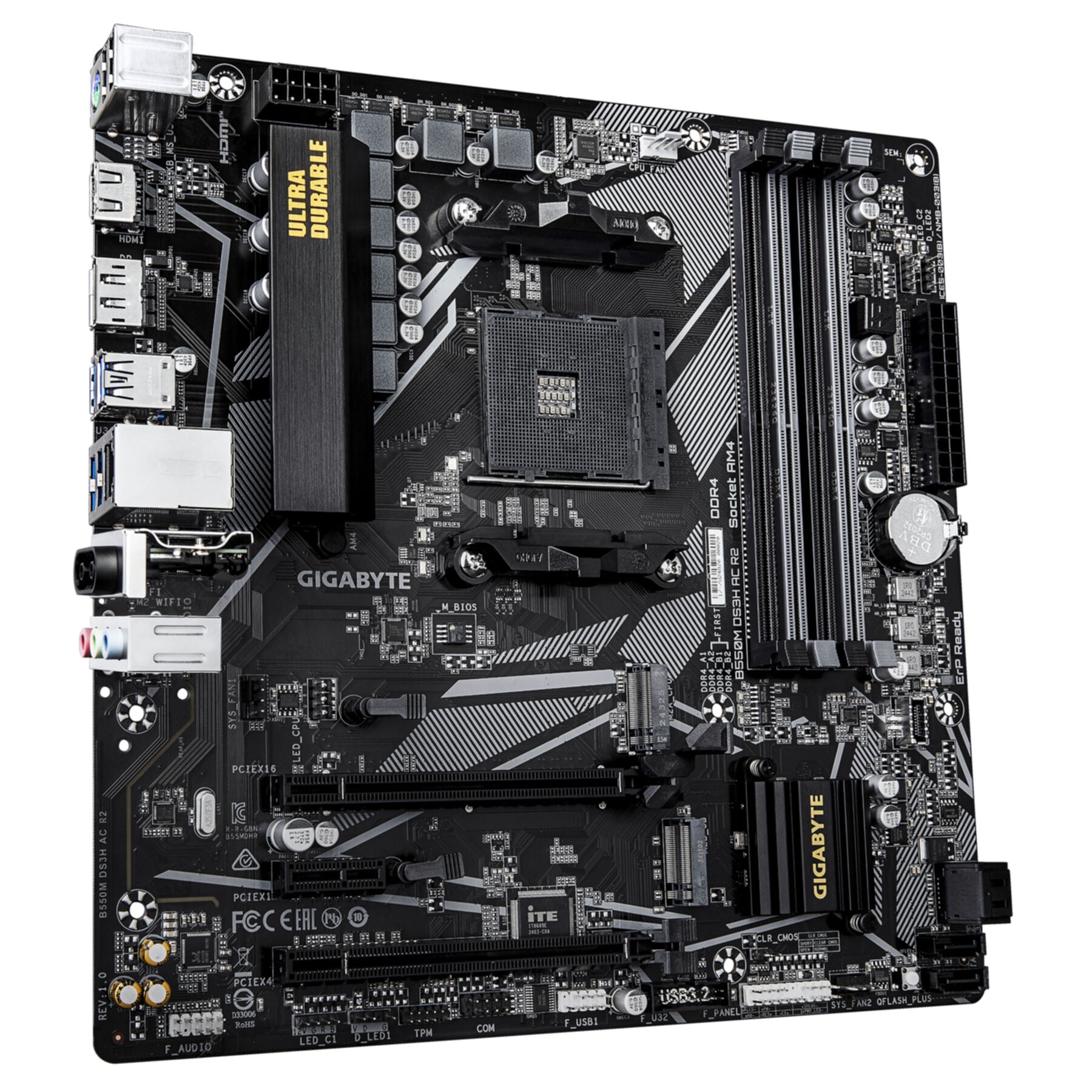 Gigabyte GA-B550M DS3H AC R2 (AM4) (D)