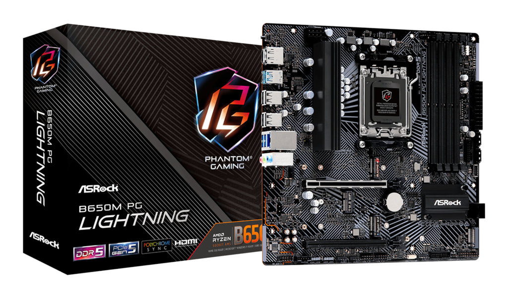 ASROCK B650M Phantom Gaming Lightning  (AM5) (D)