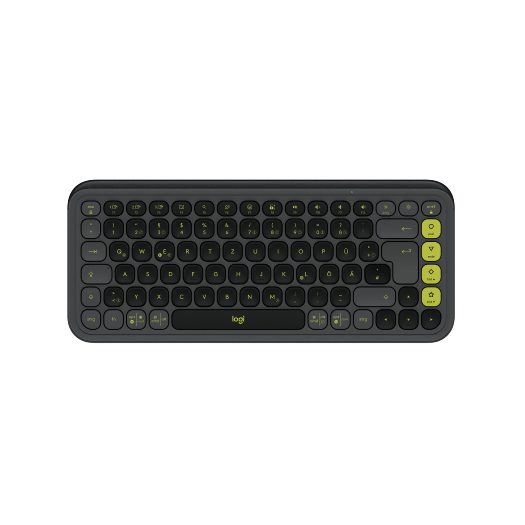 Keyboard Logitech Pop Icon Keys Wireless Graphite (DE) (920-013059)