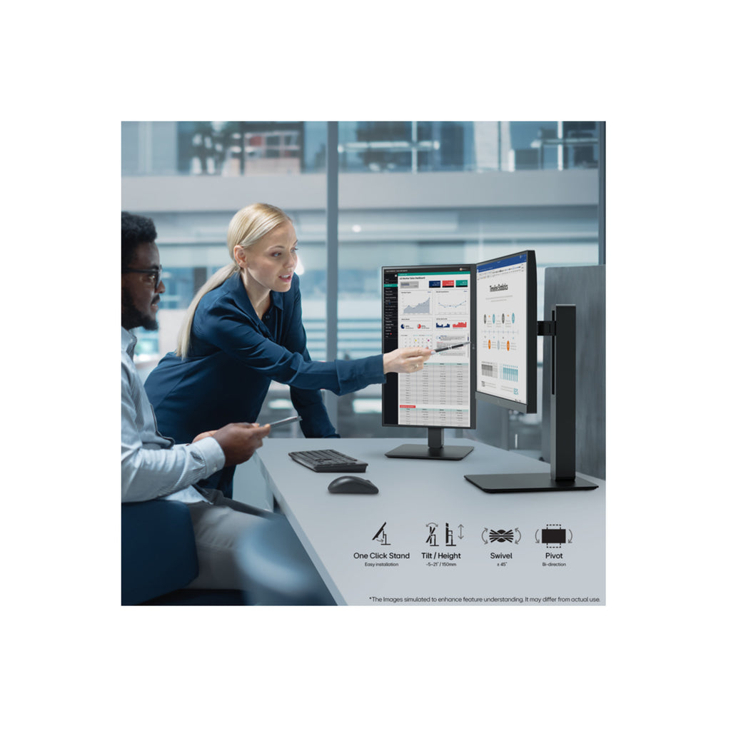 TFT LG 24BA750-B 61cm (24)HDMI,DisplayPort, USB-C,SP