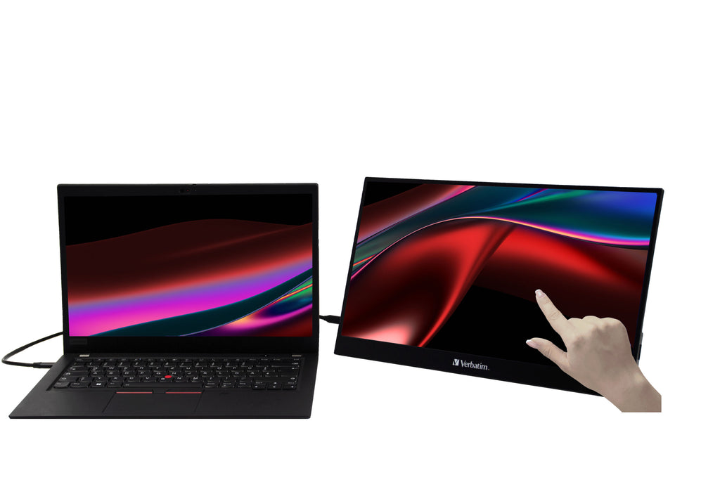 TFT Verbatim PMT-15-4K, Portable Touchscreen Monitor 39,60cm(15,6)HDMI,2xUSB-C, 4K 32238