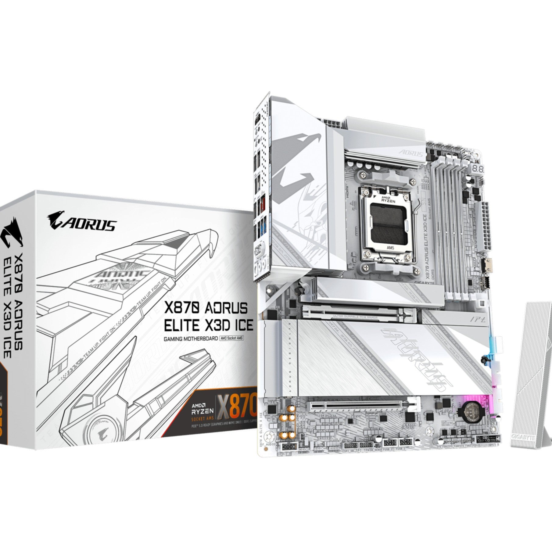 Gigabyte GA-X870 AORUS ELITE X3D ICE (AM5) (D)